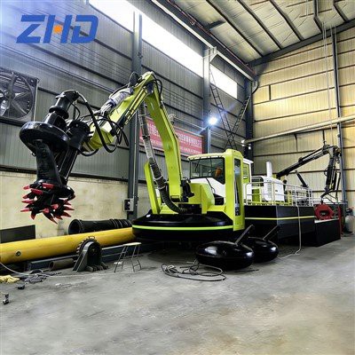 수륙 양용 다기능 준설선